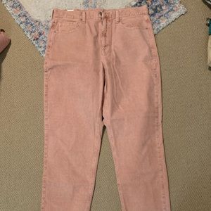 LIKE NEW pink corduroy American eagle pants